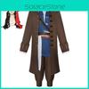 Cosplay de Jack Sparrow des Pirates des Caraïbes pour Halloween, Cosplay et Spectacles sur Scène