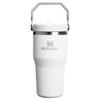 Stanley IceFlow Flip Straw 2.0 Tumbler 0.6L White Foldable Straw Vacuum Insulated Stainless Steel Portable Travel Cup