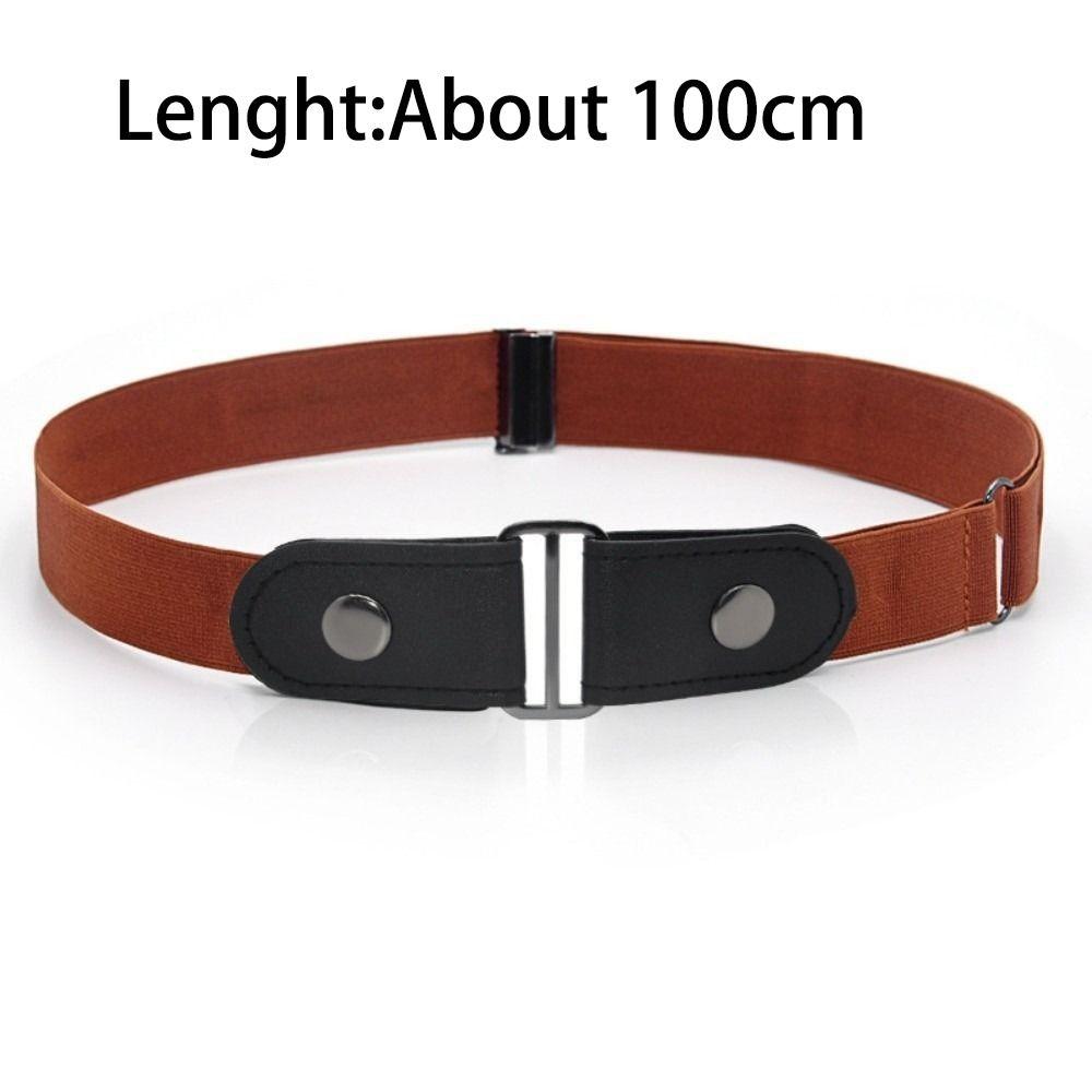 Extensible Elastic Belt for Women Invisible Belt Without Buckle Gifts Lazy Person's Belt