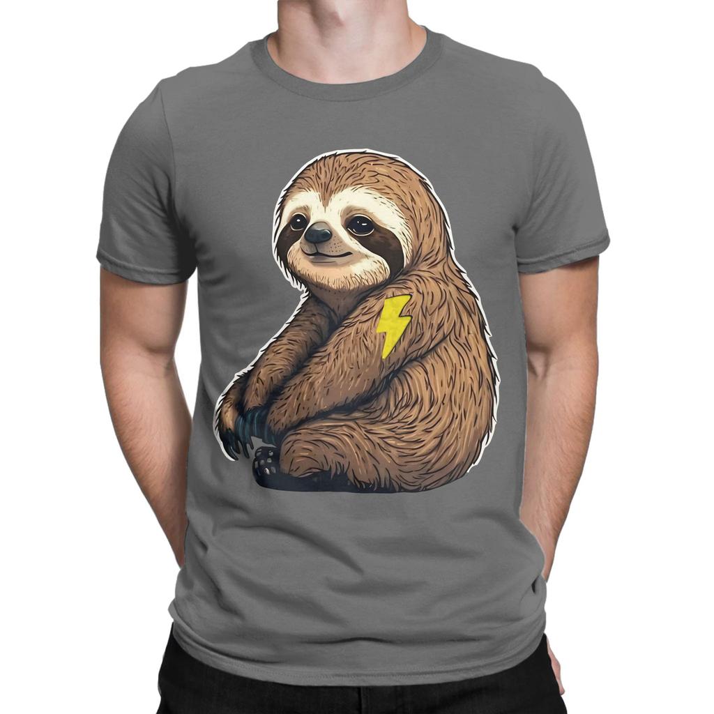 Sloth Flash Funny 100 Cotton Tshirt Sloth Flash Tops Tees For Unisex