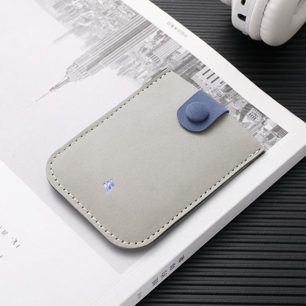PU Leather Laminated Concealed Card Wallet Pull-out Type RFID Blocking ID Card Holder 4 Card Pockets Business Card Case Men
