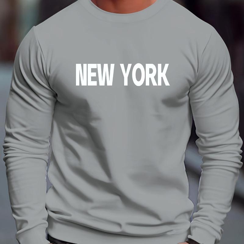 

Crew Neck Sweatshirt, Soft Cotton Long Sleeve Pullover S