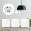 Interrupteur d'éclairage intelligent sans fil 433Mhz RF 86 Interrupteur mural 1/2/3 Gang Interruptor Interrupteur d'éclairage intelligent Mini récepteur relais pour maison Lumière LED Lampe Ventilateur