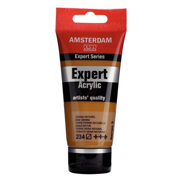 Peinture acrylique - Royal Talens - AMSTERDAM EXPERT - 75ML - Terre de Sienne Brut - Mixte