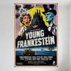 Young Frankenstein Vintage Metal Tin Sign, Comedy Horror Movie Poster Plaque for Home Bar Cafe Man Cave Wall Decor