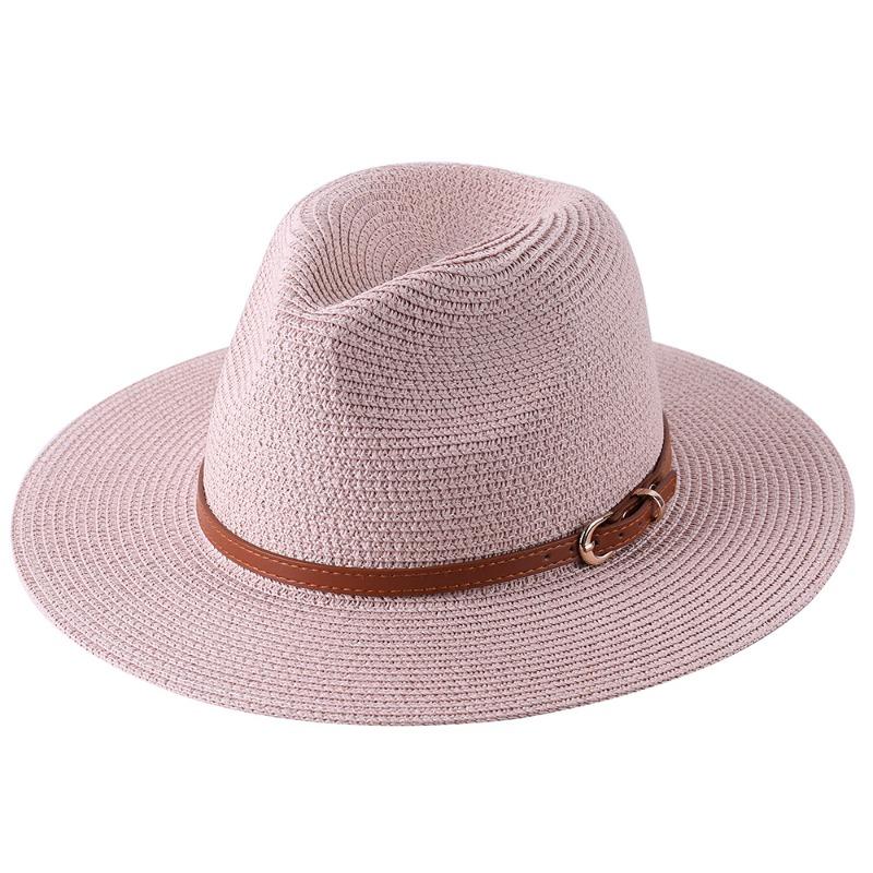 Panama Straw Hat, Men's and Women's Top Hats, Summer Shade, Beach Brim Sun Hats