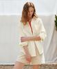 LEFTSEOUL Seersucker Oversized Pocket Shirt [Ivory]