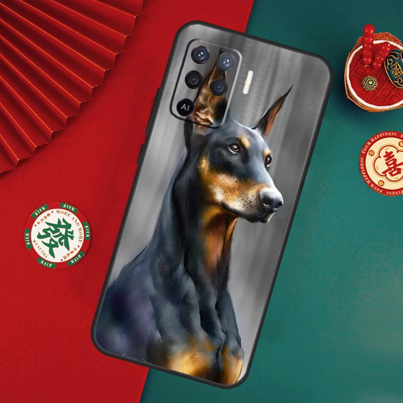 Dachshund Doberman Dog Case For Oppo A76 A16 A96 A17 A60 A40 A80 A98 A58 A78 A18 A38 A57 A74 A54 A94 A15 A5 A6 Pro