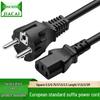 Europäisches Standard 3-adriges Netzkabel, 0,75 mm², 1,5 m, C13 Stecker, Reines Kupfer.