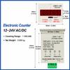 JDM11-6H 6 Digit Digital Counter LED Display Electronic Totalizer Industrial Panel Mount Counter Power Failure Memory 12-380V 1