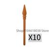 MOC Medieval Building Blocks Character Parts Model Toy Castle Knight Soldier Sword Bow Armor Shield Spear Piercing Parts Bricks