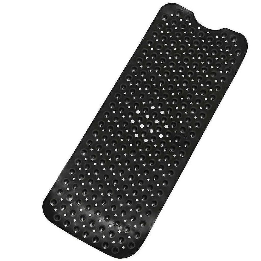 Anti-Slip Bathtub Mat with Drain Holes, Suction Cups - Machine Washable, Bathroom Shower Carpet Non-
