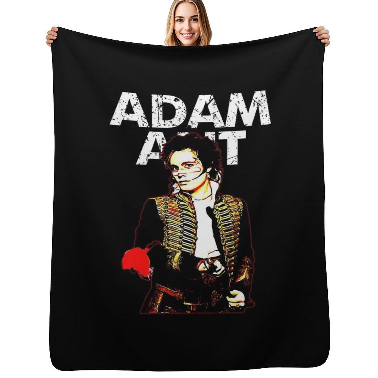 Men Women Male Adam Singer Ant Songwriter Gifts Birthday Throw Blanket Year Round Soft Comfortable Blanket for Home Size: 75*100cm, Weight: 230 GSM