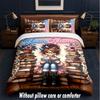 Fantasy Magic Theme Custom Text Or Name 3Pcs Bedding Set,1 Flat Sheet & 2 Pillowcases Personalized Home Bedding