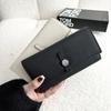 2026 New Large Capacity Long Women's Wallet Top Layer Cow Leather Simple Handbag Luxury Brand Litchi Pattern Wallet for Women