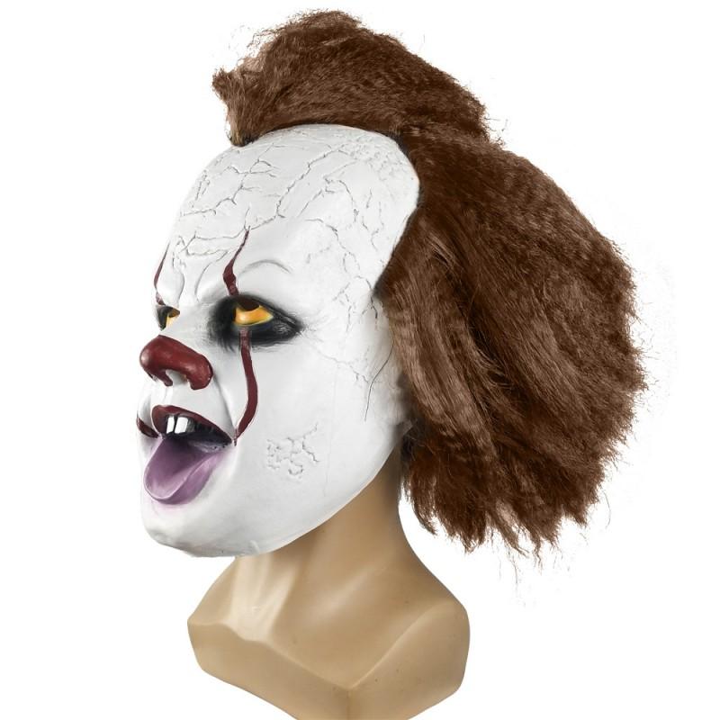 2019 It Chapter Two Pennywise Mask Halloween Horror Cosplay Costume Props