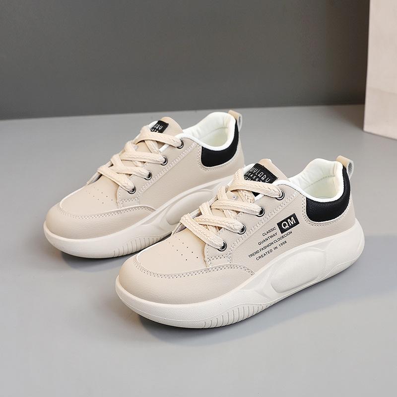 XQ5801 2024 Spring Women's Height-Increasing Casual Thick-Soled Korean Sports Shoes