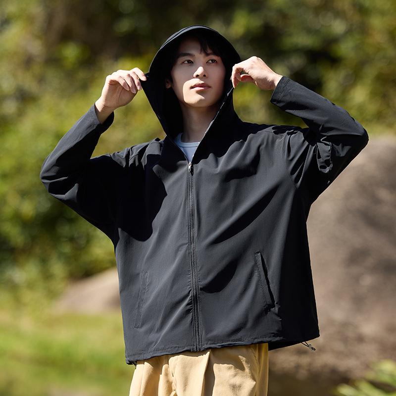 Unisex Ice Silk UPF50+ Sun Protection Jacket - Lightweight, Breathable, Anti-UV for Men & Women 3XL
