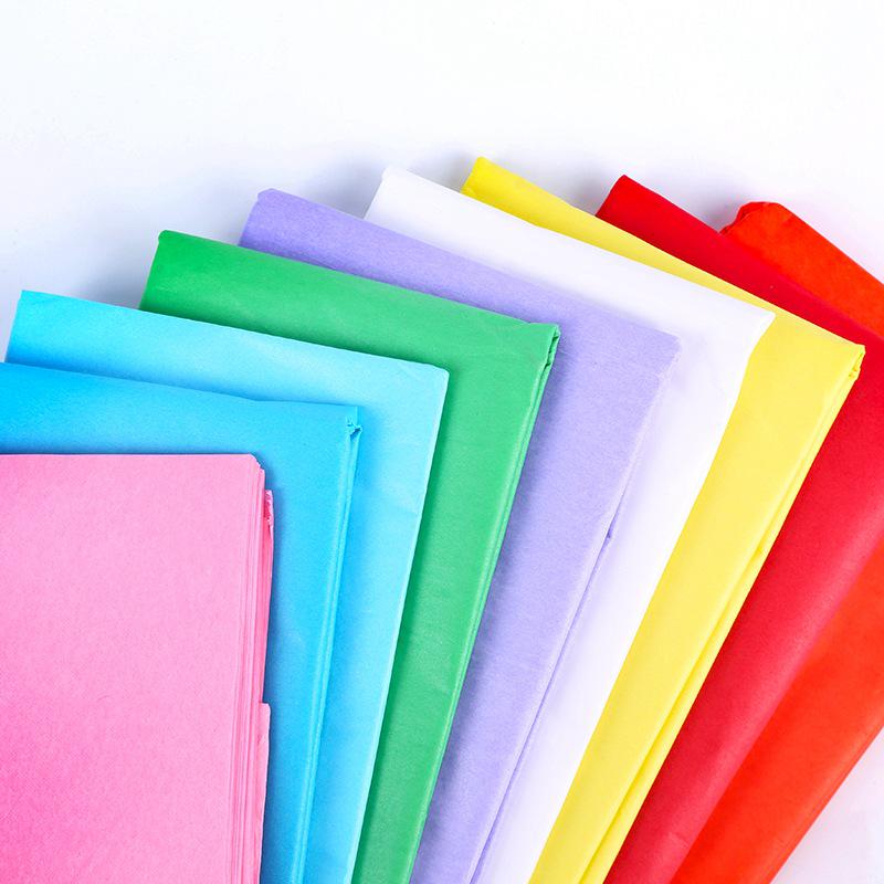 Handmade Floral Crinkled Colored Tissue Paper for DIY, Journals, and Wrapping
