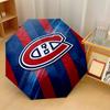 Stampa Montreal Canadiens Auto 8?Ombrello Pieghevole con Stecche Resistente al Vento Leggero Ombrello Automatico per Viaggi Quotidiani