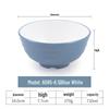Nordic Style Melamine Resin Deep Soup Bowls - 5 Pack
