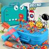 Children Toys Tool Set Electric Drill Screw Nut 3D Puzzle Toys Pretend Play Repair Tool Box Drilling Assembly Educational Toys