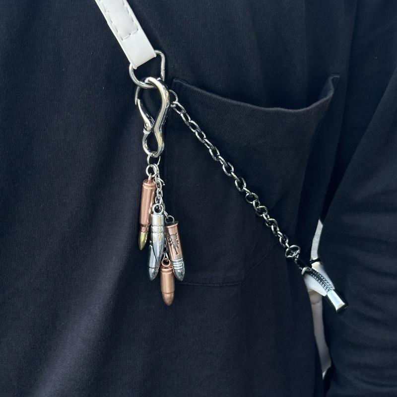 

Брелок-подвеска в виде пули из состаренного металла Эйнсворт