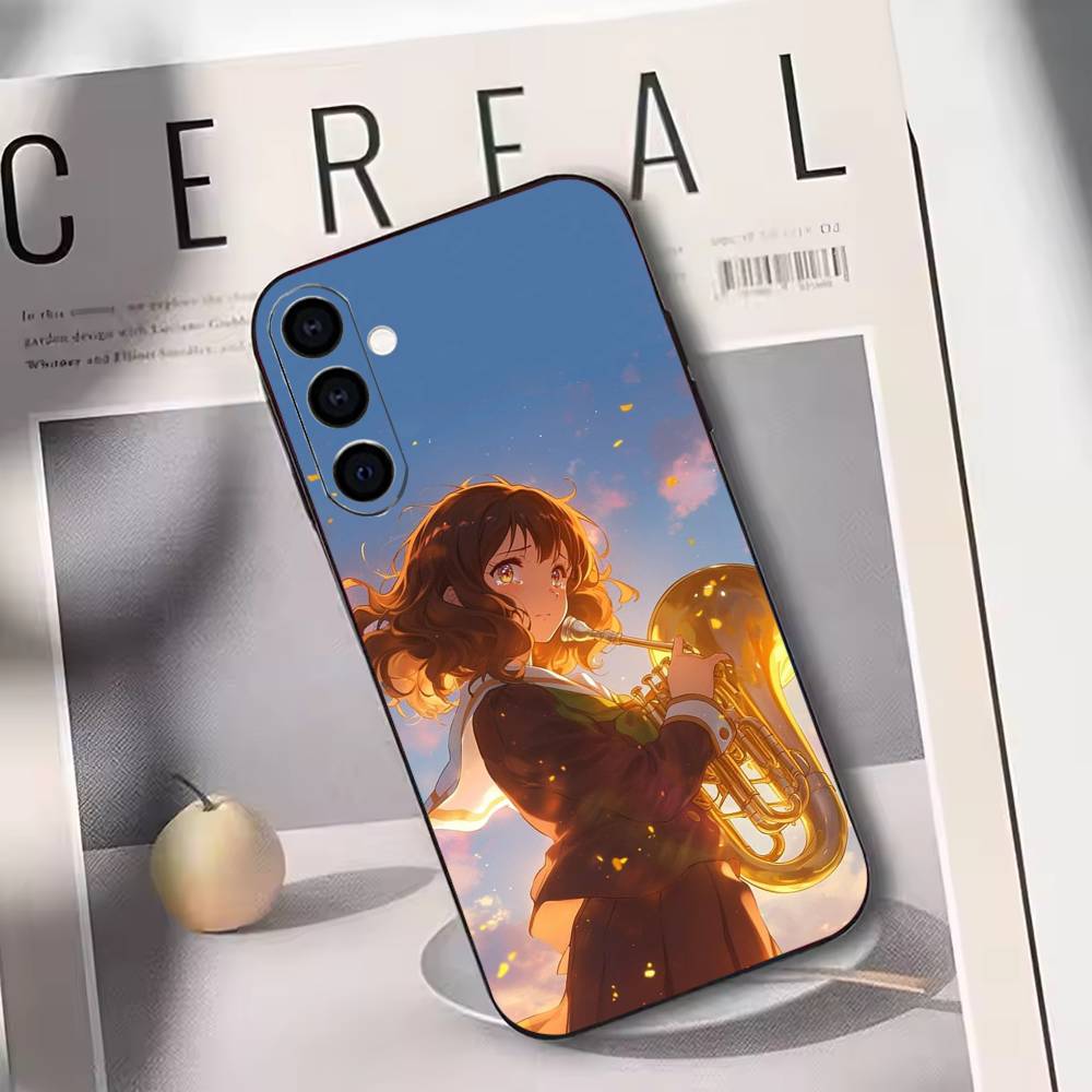 Kumiko Oumae Phone Case For Samsung Galaxy A73,A72,A71,A70,A53,A52,A51,Soft Silicone Black Cover