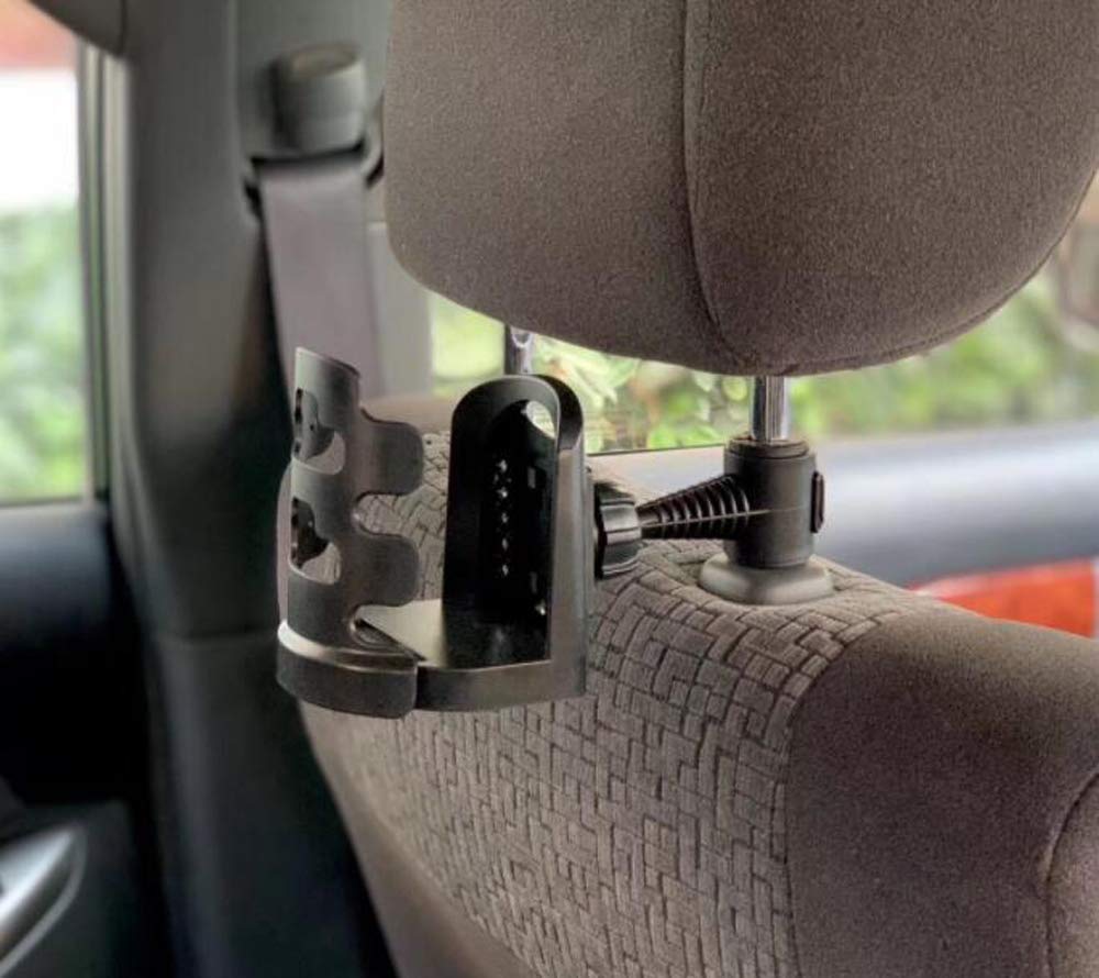 HJ Auto Getränke Klimaanlage Fahrrad Getränke Rücken Auto Getränkehalter für Becher Set aus Halter, Lüftungsschlitz, Halterung, Kopfstütze, Sitz, Getränke, Dosen, (Kopfstütze, 3)