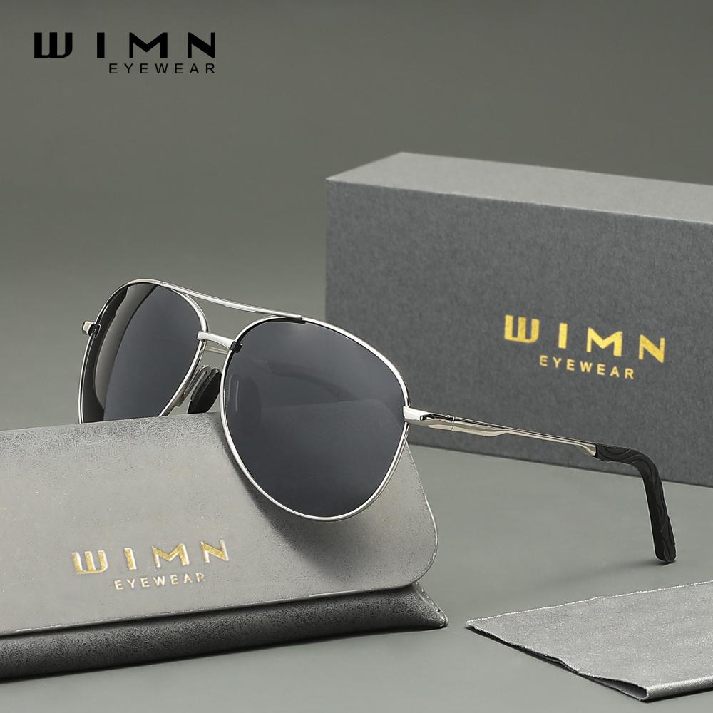 Солнцезащитные очки-авиаторы WIMN Ultra Light, поляризованные, классические серебряный