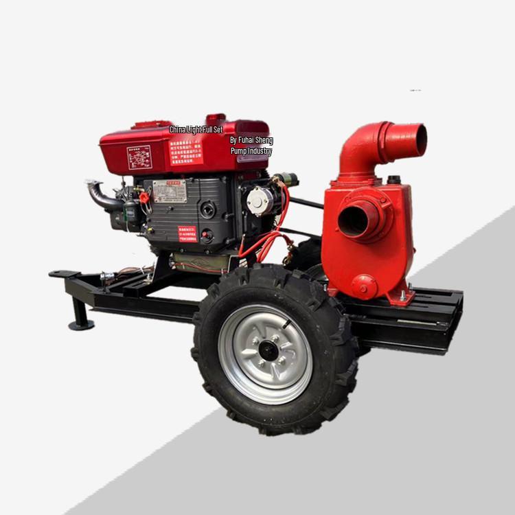 6-Inch Cast Iron Self-Priming Pump for High-Flow Engineering and Drainage Applications