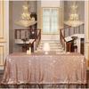 Goldene Pailletten-Tischdecke Rechteckige Tischabdeckung Für Weihnachten Hochzeit Geburtstag Geschäfts-Cocktailparty-Dekor