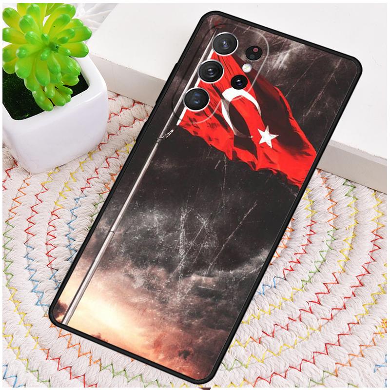 Turkei Turkey Ataturk Flag TPU Phone Case For Samsung Galaxy note 10 pro S26 S25 S24 S23 S22 Ultra Plus S21 FE S20 Cover