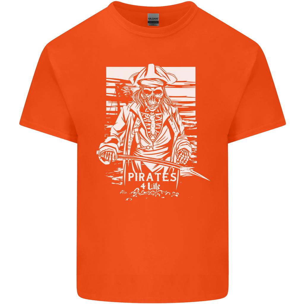 Pirates For Life Sailor Sailing Unisexs Light Cotton TShirt