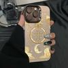 Golden Starry Sky Is Suitable for Apple 16Promax Mobile Phone Case Personalized Vitality Case iPhone15/14/13 Europe and America 12