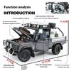 1/24 Land Rover Defender 110 Alloy Die Cast SUV Model Car Boys Birthday Gift Indoor Home Collection Hobby Ornaments