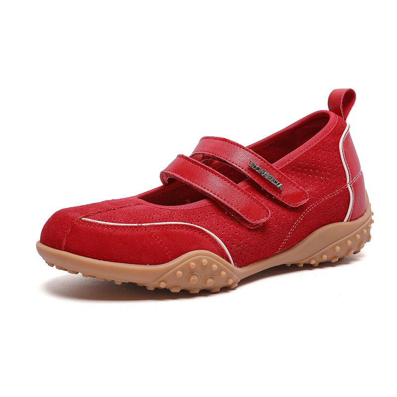 Inner Height Increase 5.5cm Retro Shallow Mouth Mary Jane Ballet Single Shoes Small Casual Soft Sole Non-slip German Training Shoes