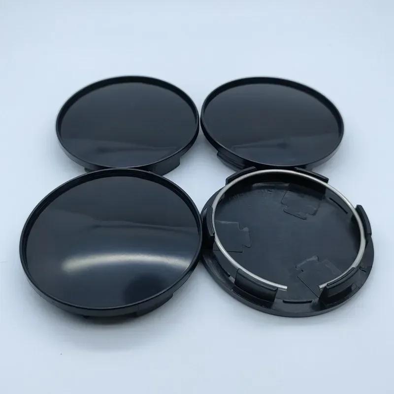 

4pcs O.D 68mm / I.D 62mm Blank No Emblem Car Wheel Center Caps Wheels Hub Rim Hubcaps Centre Cover Replace Styling Accessories 4pcs T68 Wheel Cao