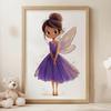 Poster Lovely Fairy Poster Lovely Fairy, 40X50 Cm, Black Aluminum Frame, 230 Gsm Matte Paper