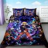 Teens Naruto Duvet Cover Cartoon Bedding Set Comforter Cover Quilt Cover Queen King Full Bedroom Decor Children Best Gifts