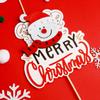 Decoration Xmas Birthday Christmas Theme Christmas Decoration Cupcake Decor Cake Toppers Cake Flags