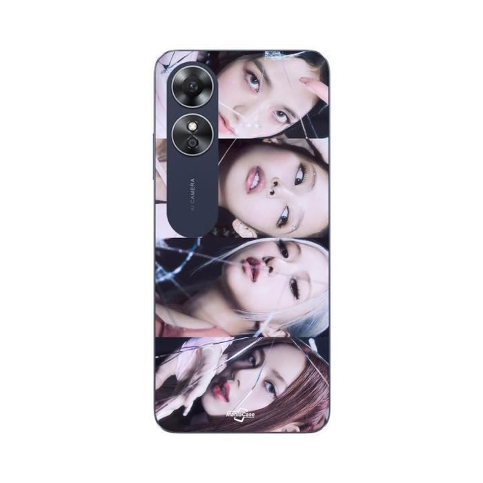 Coque Oppo A17 blackpink group lisa jennie jisoo rosé Maniacase