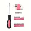 39-Piece All Purpose Household Pink Tool Kit for Girls, Ladies and Women - includes All Essential Tools for Home, Garage, Office and College