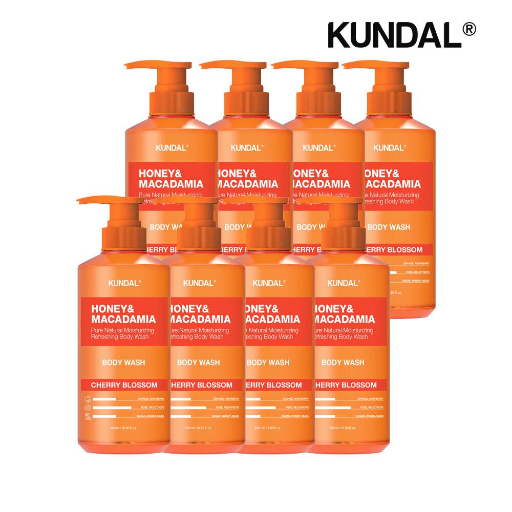 

KUNDAL Honey & Macadamia Pure Body Wash Cherry Blossom 500ml x8