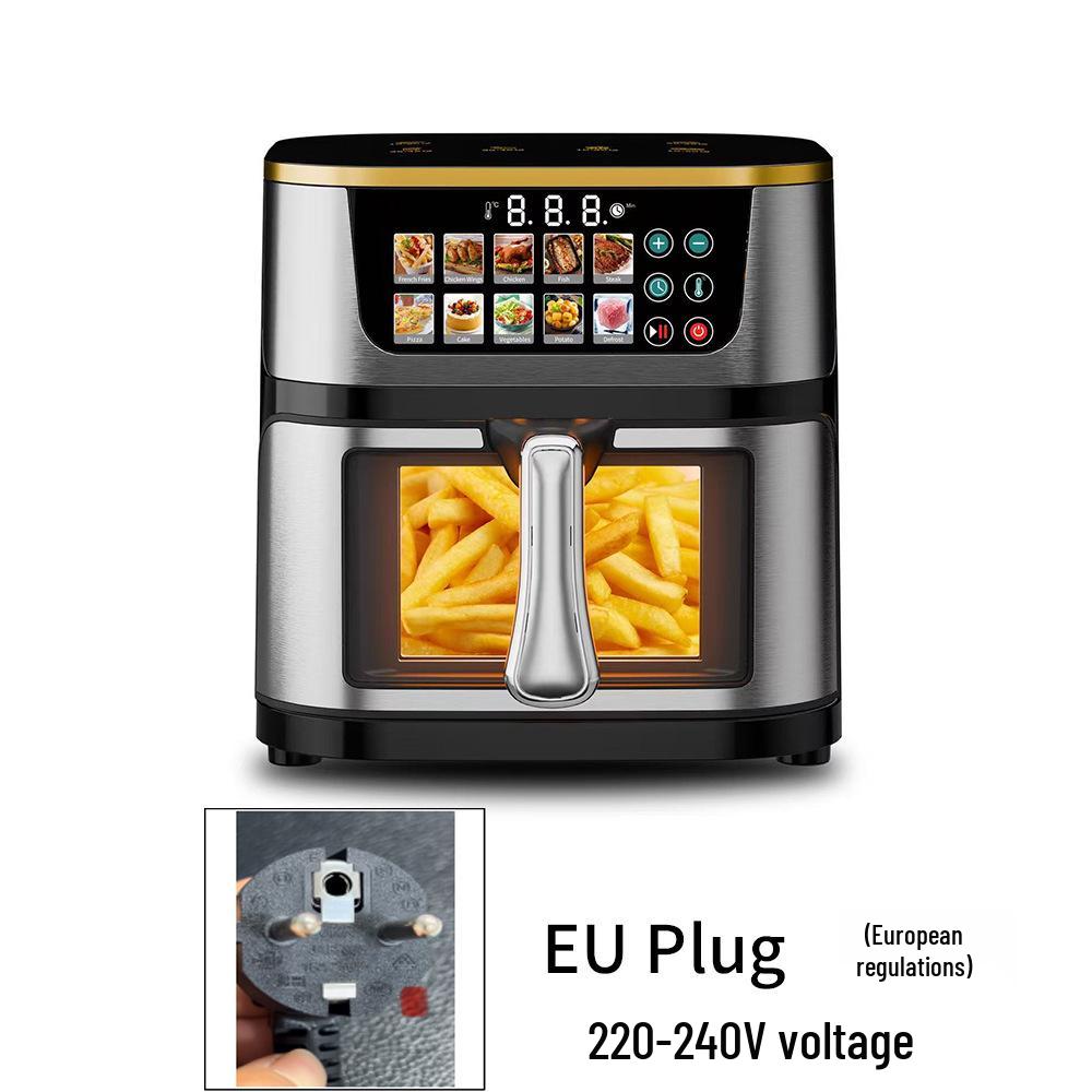 Inteligentna frytkownica powietrzna ze stali nierdzewnej o dużej pojemności 10L/12L