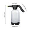 Electric Foam Sprayer For Car Wash 2L Battery Powered Plant Mister Spray Bottle Handheld Auto Washing Detailing Cleaning Kettle