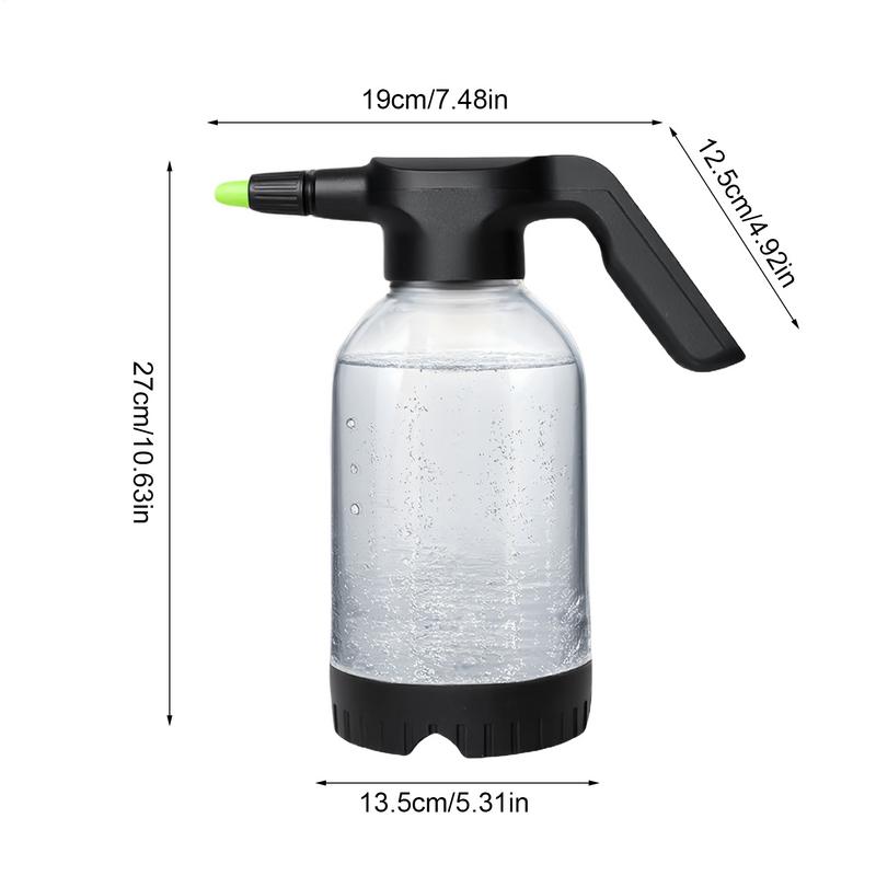 Electric Foam Sprayer For Car Wash 2L Battery Powered Plant Mister Spray Bottle Handheld Auto Washing Detailing Cleaning Kettle