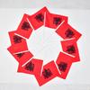 Albania 10 piezas 14*21 cm banderas para agitar a mano