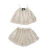 Summer Baby Girl Polka Dot Camisole Bud Top And Shorts Set Sweet Infant 100 Days First Birthday Photo Outfit Two Piece