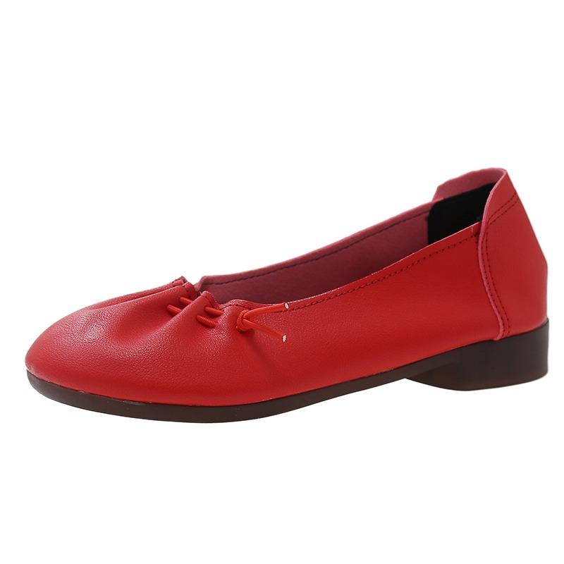 Fashion Pleated Women Flats Shoes Fashion Shallow New Autumn Loafers Shoes 2025 Casual Sneakers Classical Elegant Soft Zapatillas Mujer